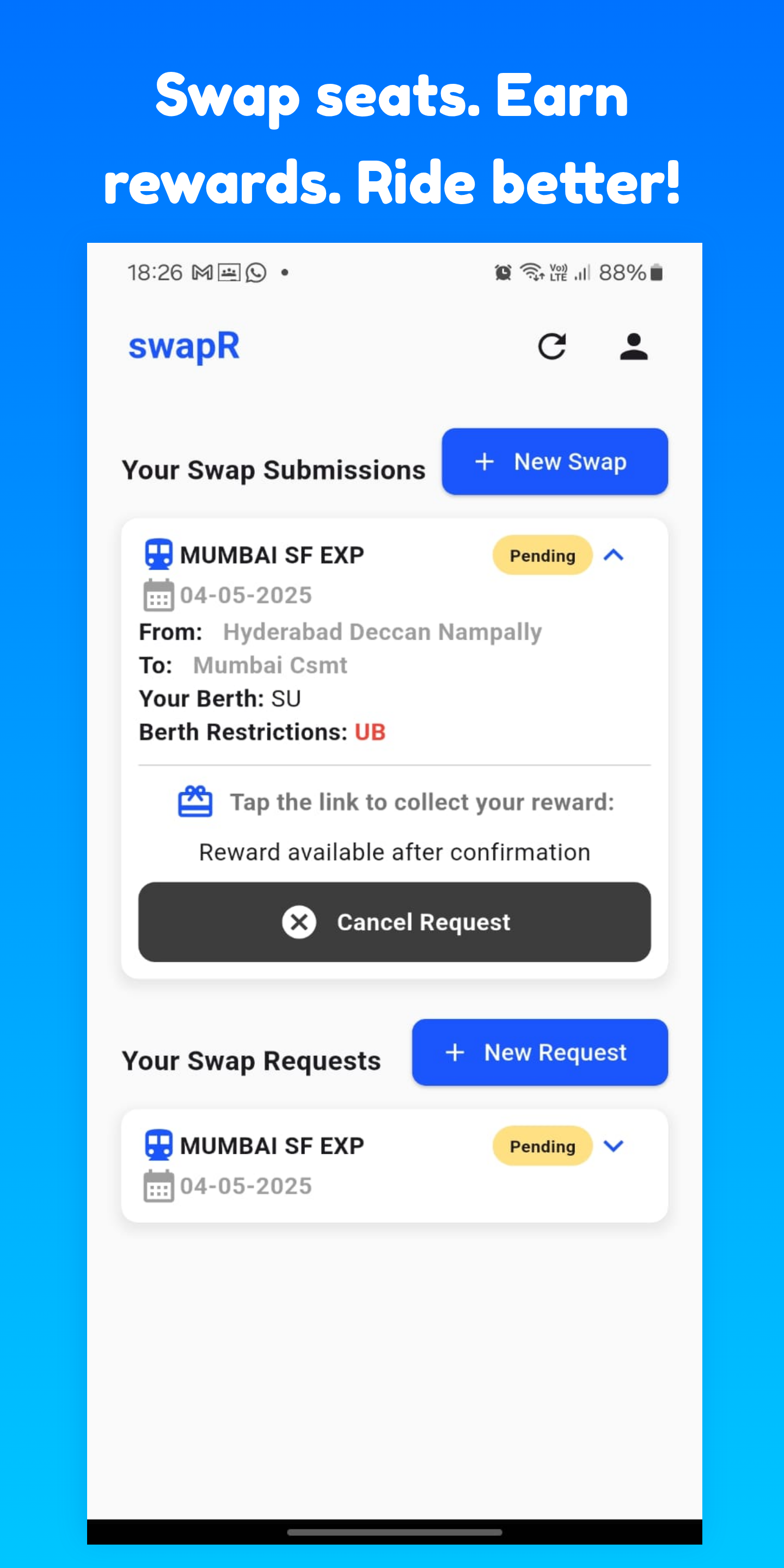 Confirmation Screen